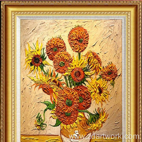 World famous painting sunflower